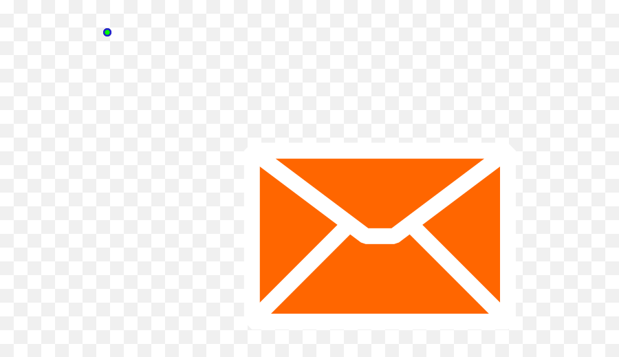 Orange Email Envelope Clip Art - Vector Clip Circle Email Png Icon,Envelope Logo