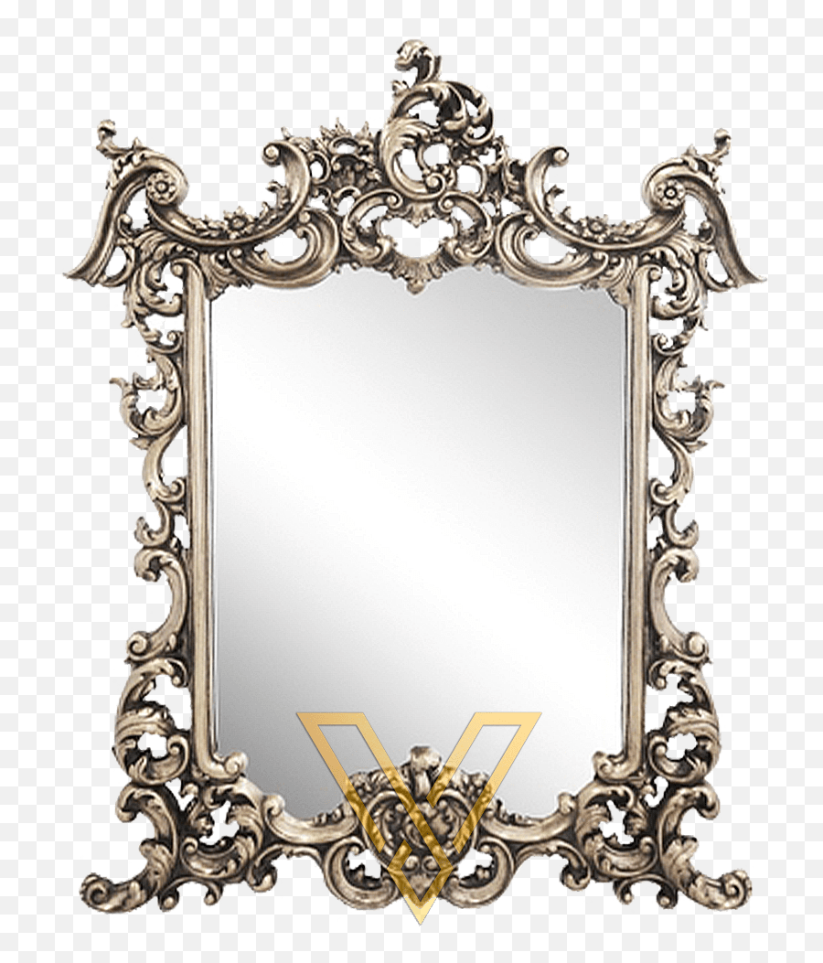 Download Hd Espelho Arabesco Resina Prata - Mirror Png Espelhos Com Fundo Transparentes,Mirror Png