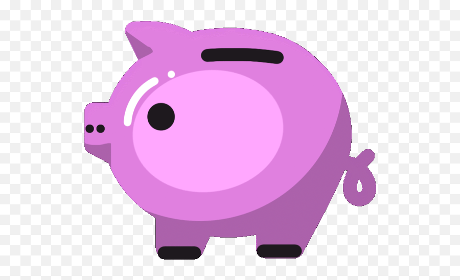 Piggy Bank Stickers For Android Ios - Transparent Piggy Bank Animated Gif Png,Piggy Bank Transparent Background