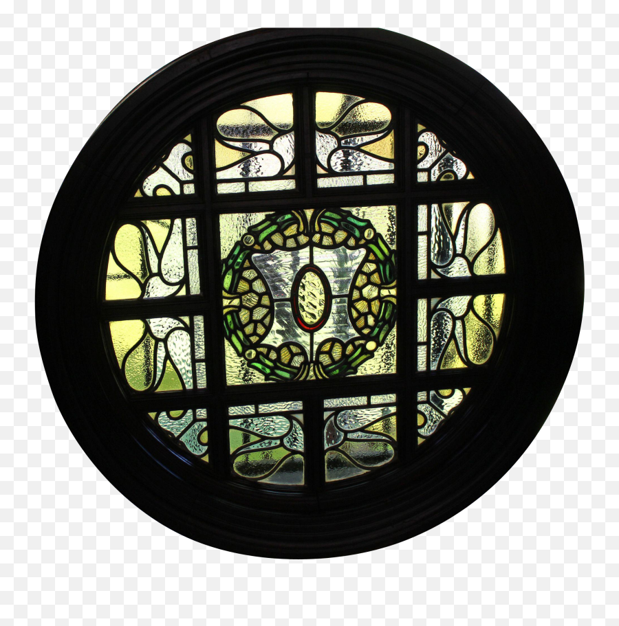 Download Hd Antique Stained Glass - Stained Glass Png,Stained Glass Png