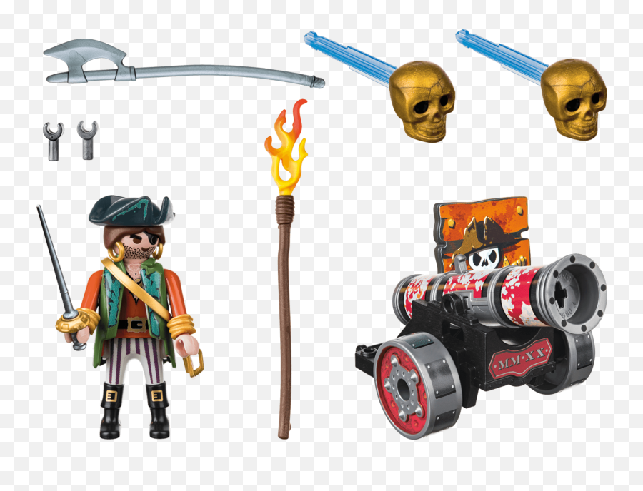 Pirate With Cannon - 70415 Playmobil Usa Playmobil Pirat Png,Cannon Transparent