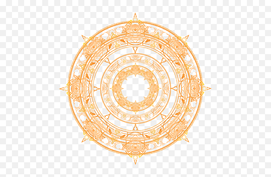 Celestial Magic Circle - Yellow Magic Circle Png,Magic Circle Png