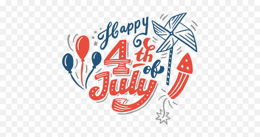 Transparent Png Svg Vector File - Happy 4th Of July Png,Happy 4th Of July Png
