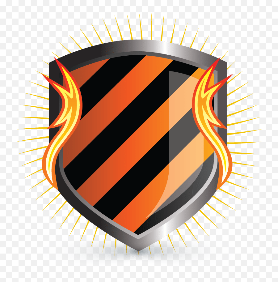 Free Logo Flames Maker - Fire Shield Logo Design Template Free Logo Design And Download Png,Fire Symbol Png
