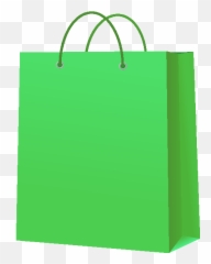 Paper Bag Light Green Vector Icon Svgvectorpublic - Green Paper Bag Vector png