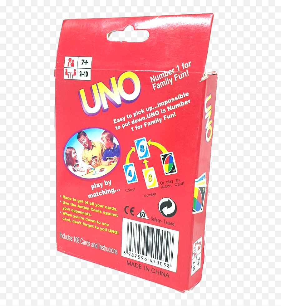 Uno - 1 Family Game Uno Png,Uno Cards Png
