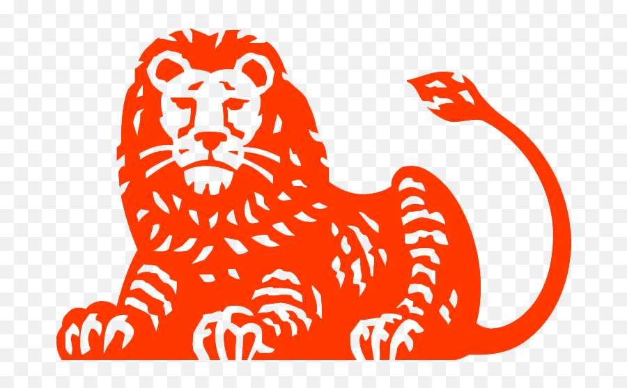 Ing Lion - Logo With Orange Lion Png,Lion Png Logo