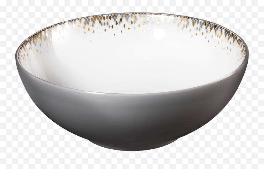 Haviland Souffle Du0027or Cereal Bowl With Eclipse Grey - Bowl Png,Bowl Of Cereal Png