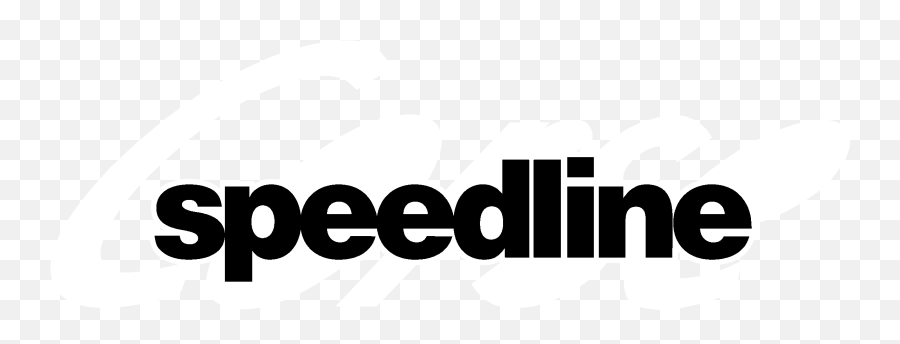 Download Speedline Logo Black And White - Speedline Png,Speedlines Png