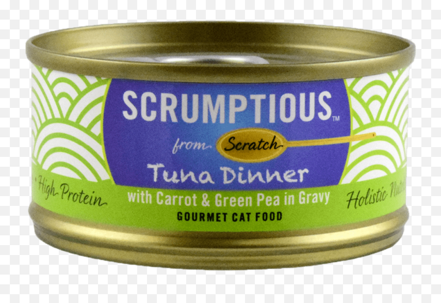 Scrumptious From Scratch Cat Tuna Dinner With Carrot U0026 Green Pea In Gravy 80g - Scrumptious Cat Food Png,Scratch Cat Png