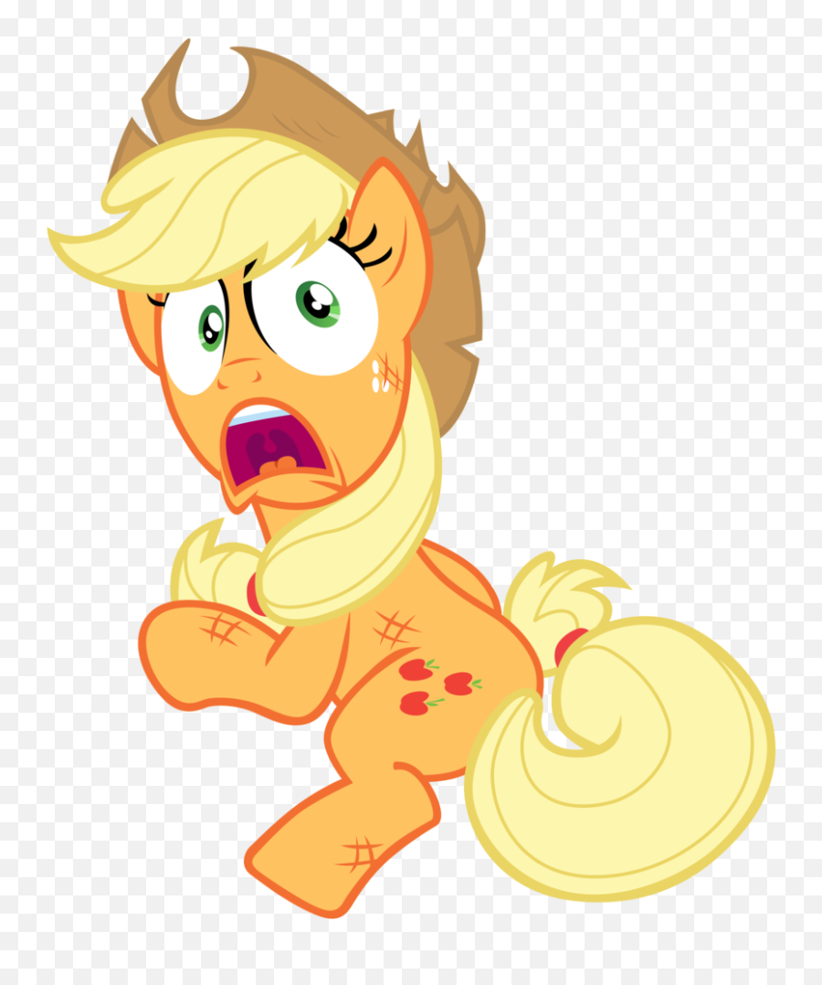 My Little Pony Applejack Standing - Scared My Little Pony Png,Applejack Png