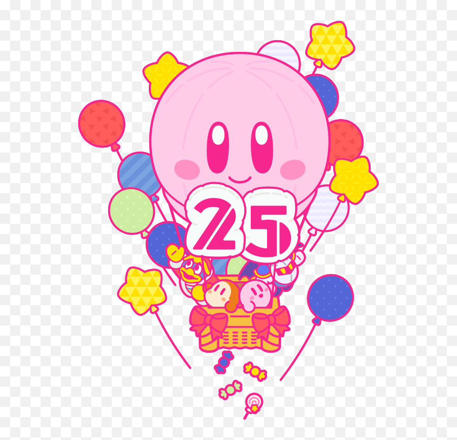 Kirby 25th Anniversary Art Game - Kirby Official Art Png,Hal Laboratory Logo
