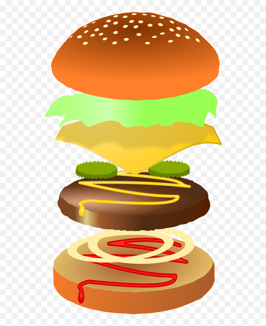 Cartoon Burger Png Images Collection For Free Download Hamburgers
