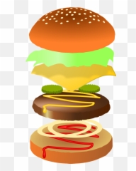 Cartoon Burger Png Images Collection For Free Download Hamburgers