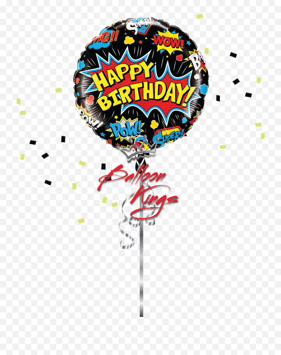 Free Black Balloon Png Download - Superhero Happy Birthday Balloons,Black Balloon Png