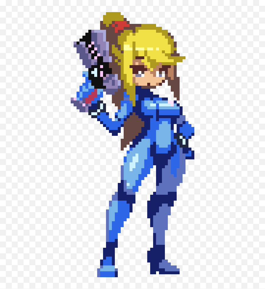 Zero Suit Samus Pixel - Pixel Zss Png,Samus Transparent