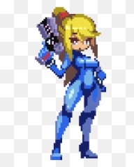 Zero Suit Samus Pixel - Zss png
