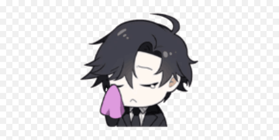 Mystic Stickers Set For Telegram - Mystic Messenger Emojis Gif Png,Mystic Messenger Transparent