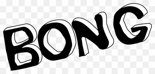 Bong Text Drawing Free Image - Bong Sound Png,Bong Transparent Png