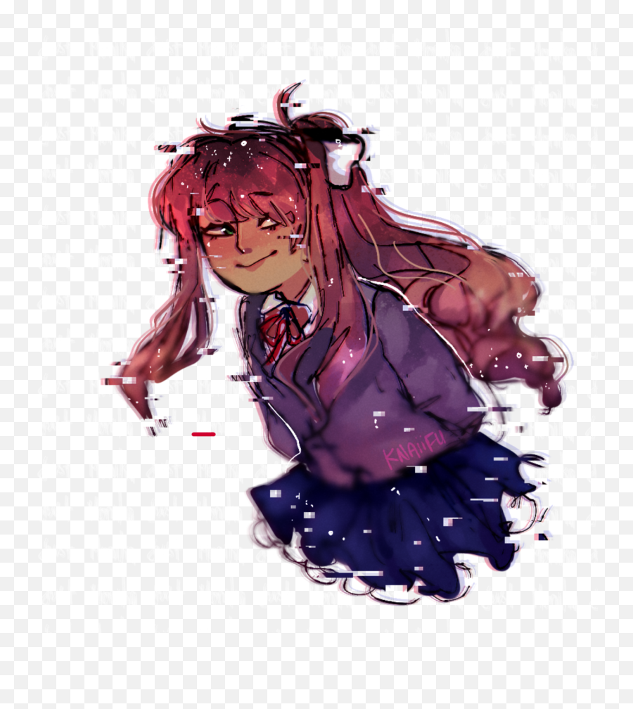 Knaiifu - Doki Doki Literature Png,Monika Transparent