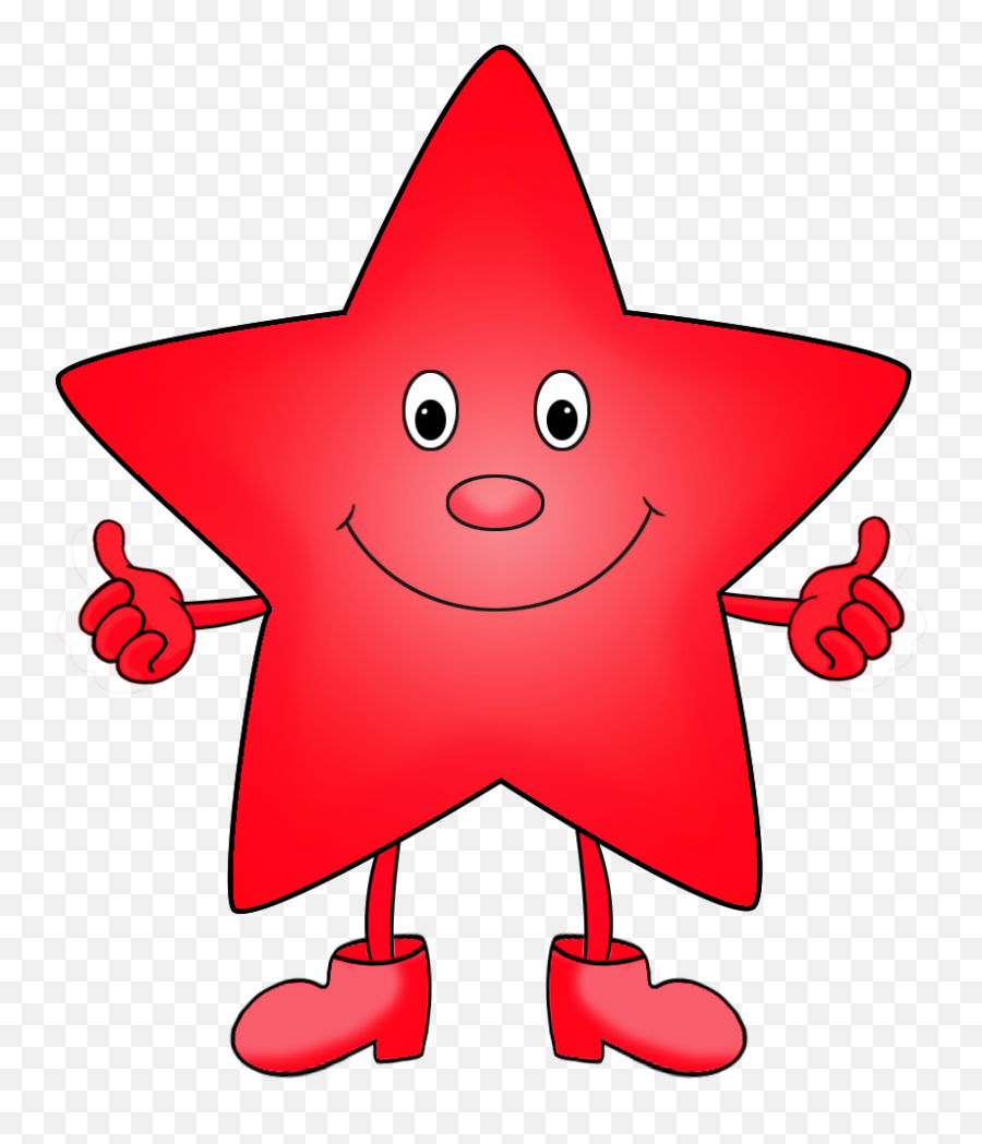 Star Clipart - Cartoon Star Clip Arts Png,Red Star Transparent Background