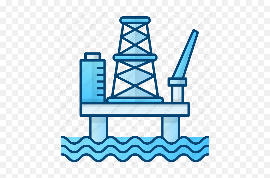 Download Oil Platform Vector Icon Inventicons - Vertical Png,Drilling Rig Icon