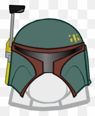 Boba Fett Helmet Club Penguin Wiki Fandom - Printable Boba Fett Mask Png,Boba Png