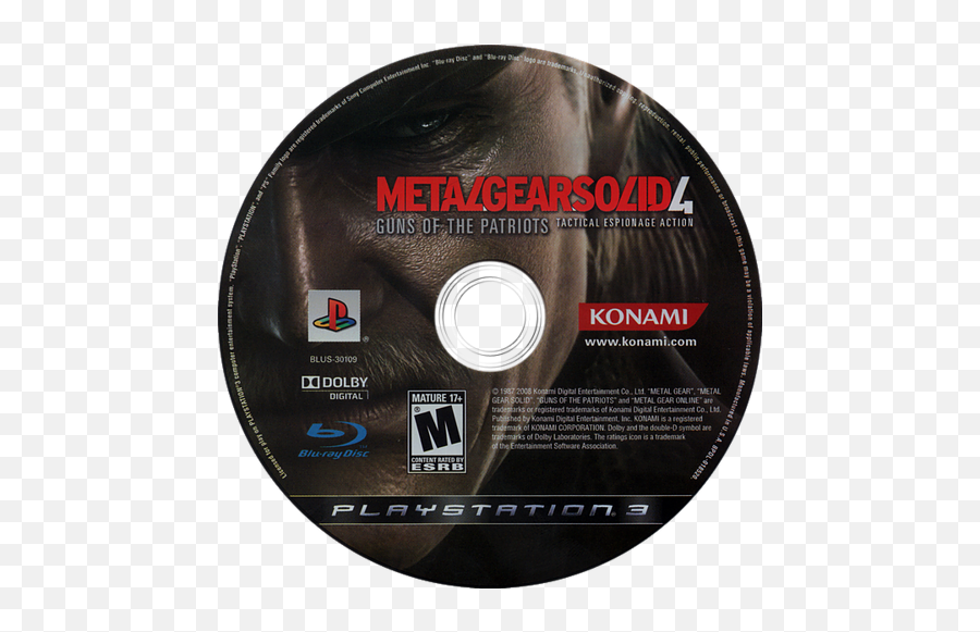 Guns Of The Patriots - Metal Gear Solid 4 Guns Of The Patriots Ps3 Disco Png,Metal Gear Solid Icon