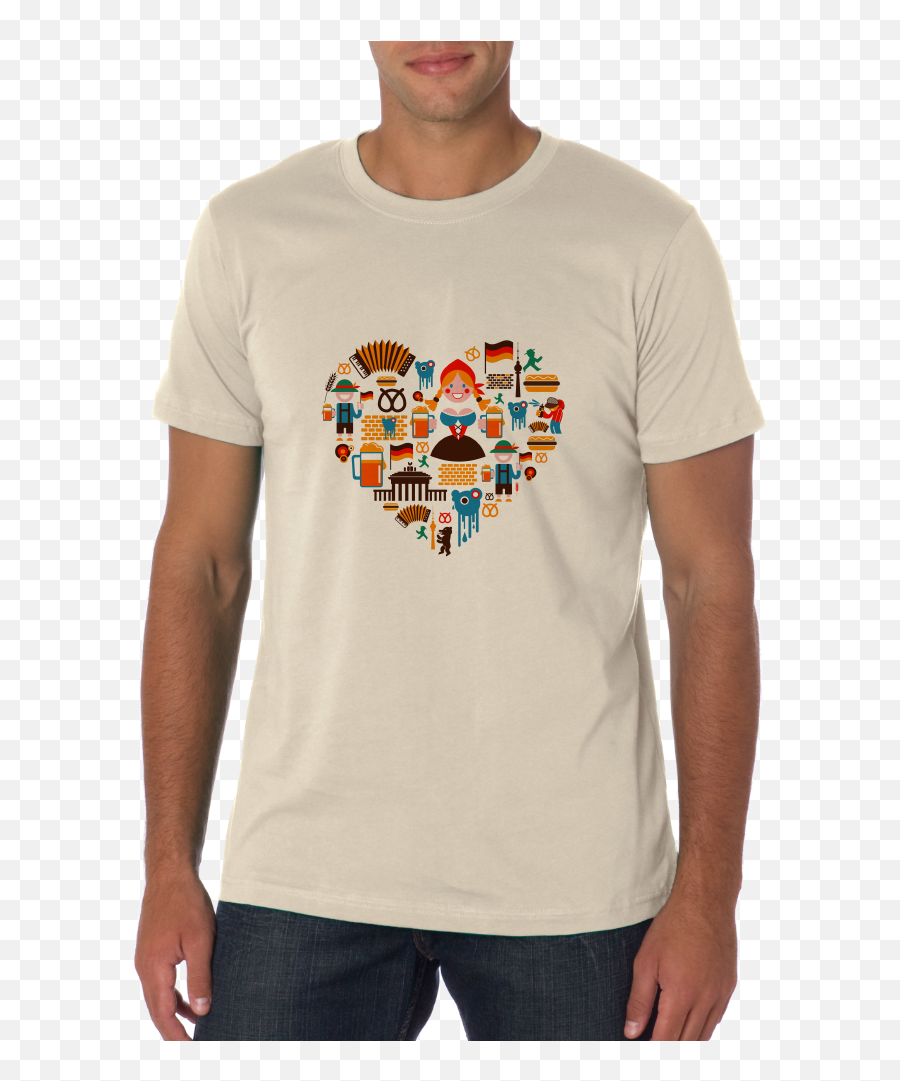 Germany Icon Heart - German Love Pride Heritage Icons Cute Unisex Png,Cb Icon