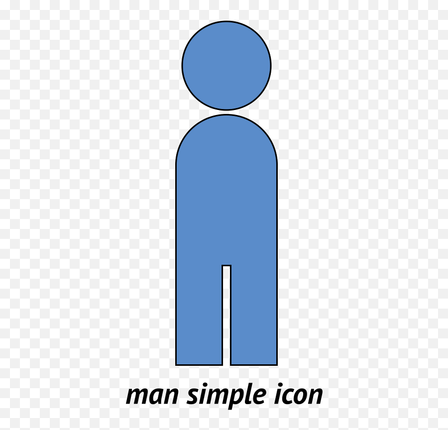 Man Icon - Dot Png,Simple Man Icon