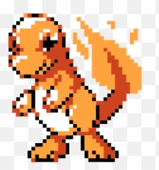 Charmander Clipart - Charmander Gen 1 Sprite Transparent Png,Charmander Png