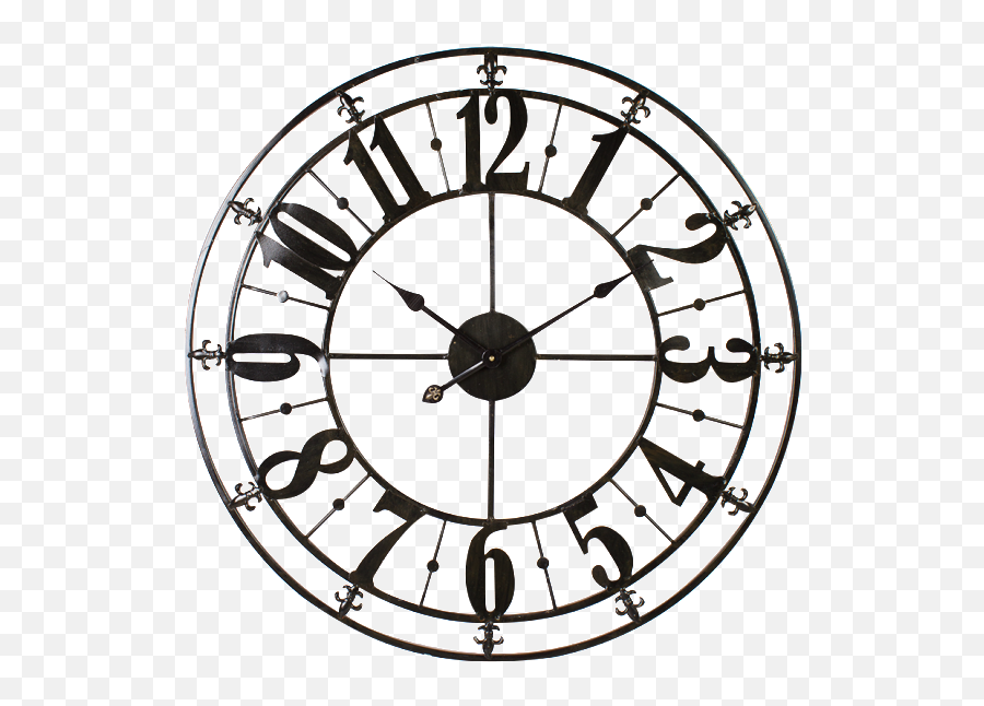 Black Clocks For Sale Antique Metal - Old Antique Clock Clipart Png,Clock Transparent Png
