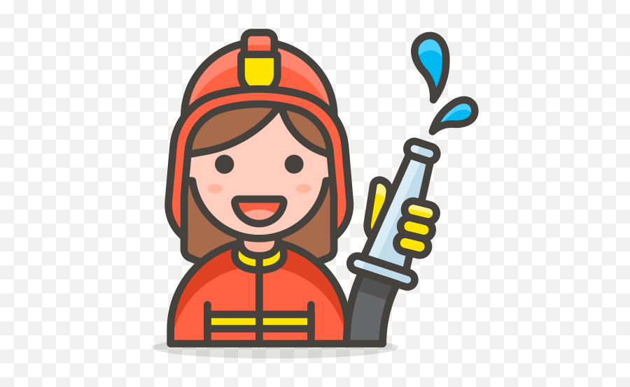 Woman Firefighter Icon - Transparent Judge Clipart Png,Firefighter Icon Png