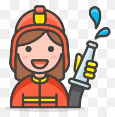 Woman Firefighter Icon - Transparent Judge Clipart Png