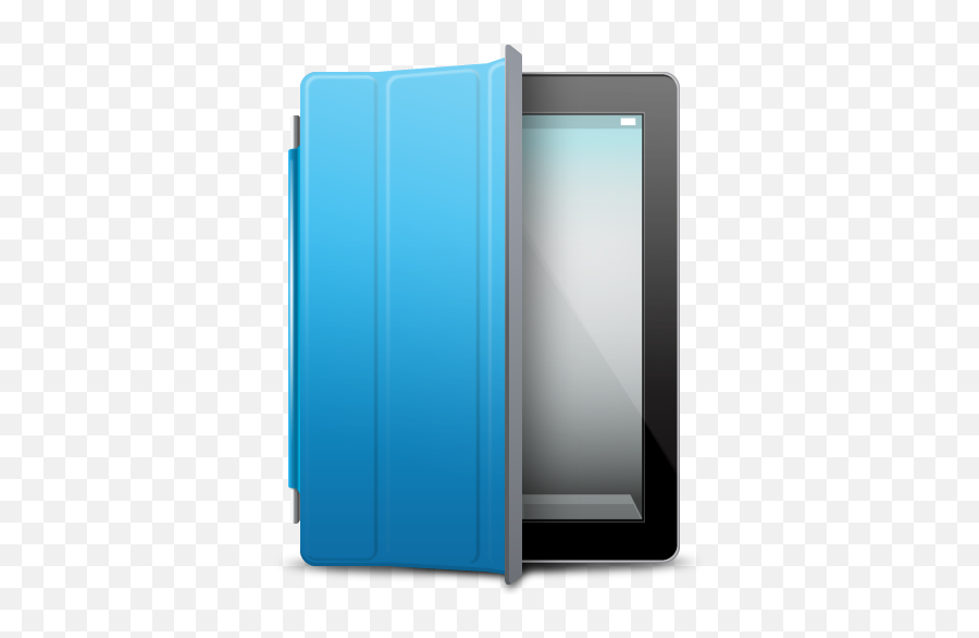 Ipad Black Blue Cover Icon Free Download As Png And Ico - Orange Cover On Black Ipad,Phone Computer Tablet Icon Free
