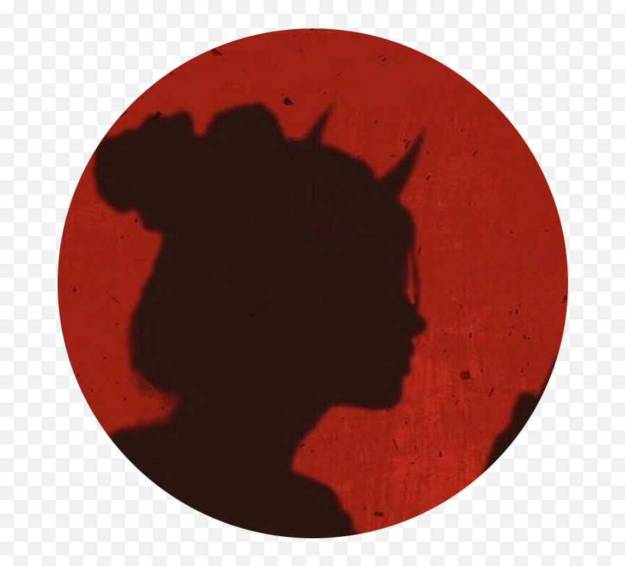 Red Aesthetic Devil Shadow - Shefalitayal Hair Design Png,Demon Tumblr Icon