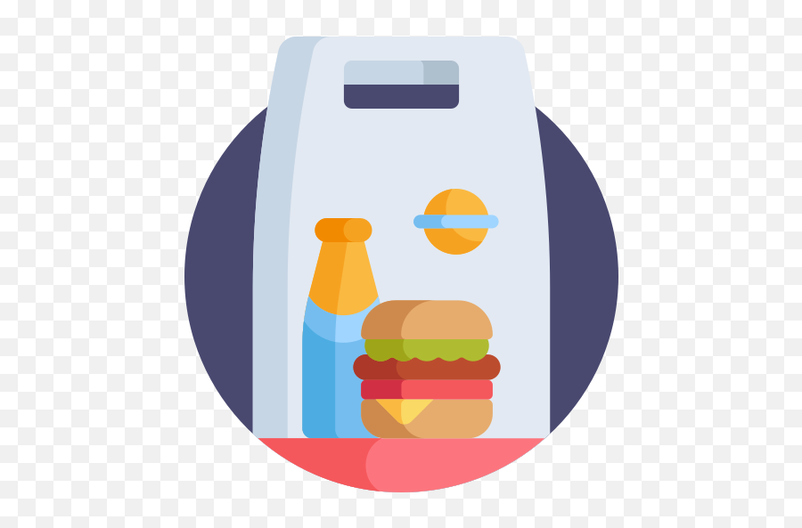 Food Delivery - Free Food Icons Hamburger Bun Png,Icon Meals