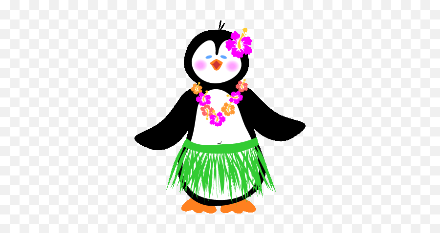 Download Hawaiian Backgrounds Images Transparent Image - Clipart Of Mumma Penguin Png,Lei Icon