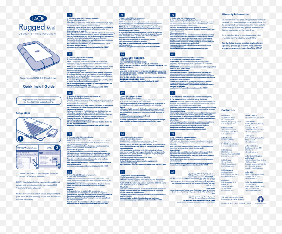 Lacie Rugged Mini Installation Guide - Manuals Document Png,Lacie Brick Icon