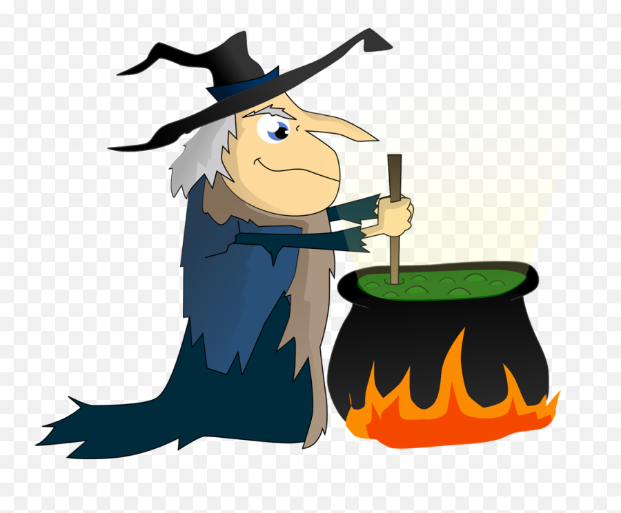 Clip Freeuse Download Witch Cauldron - Cartoon Witch And Cauldron  Png,Cauldron Png - free transparent png images 