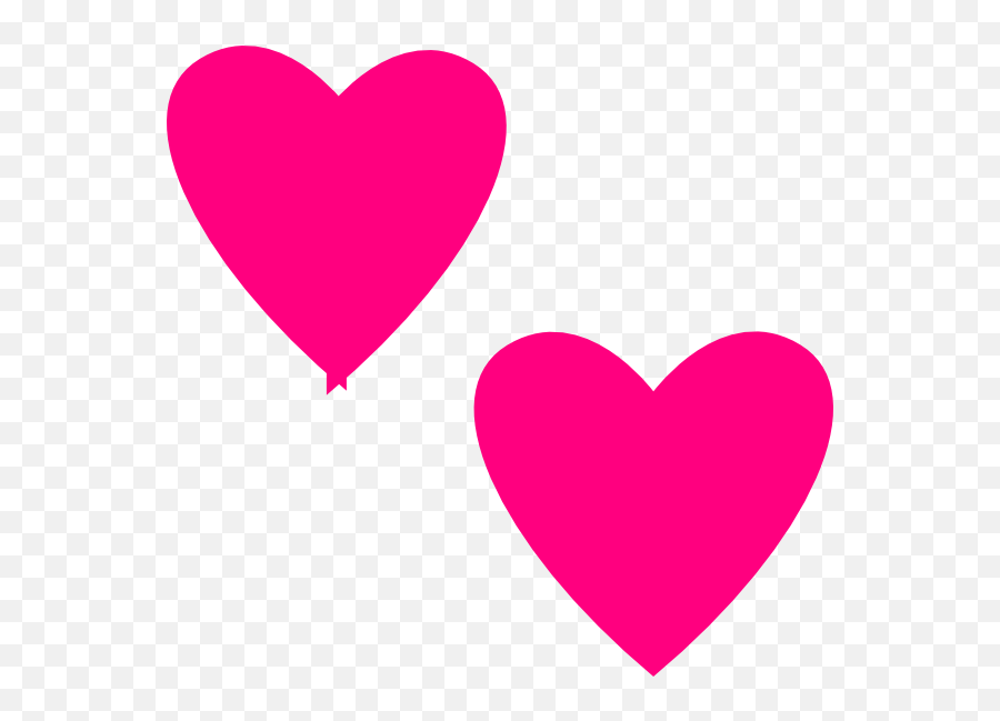 Hot Pink Heart Png Image - Transparent Hot Pink Heart,Pink Hearts Png
