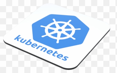 Kubernetes Logo And Wordmark Coaster - Just Stickers Language png