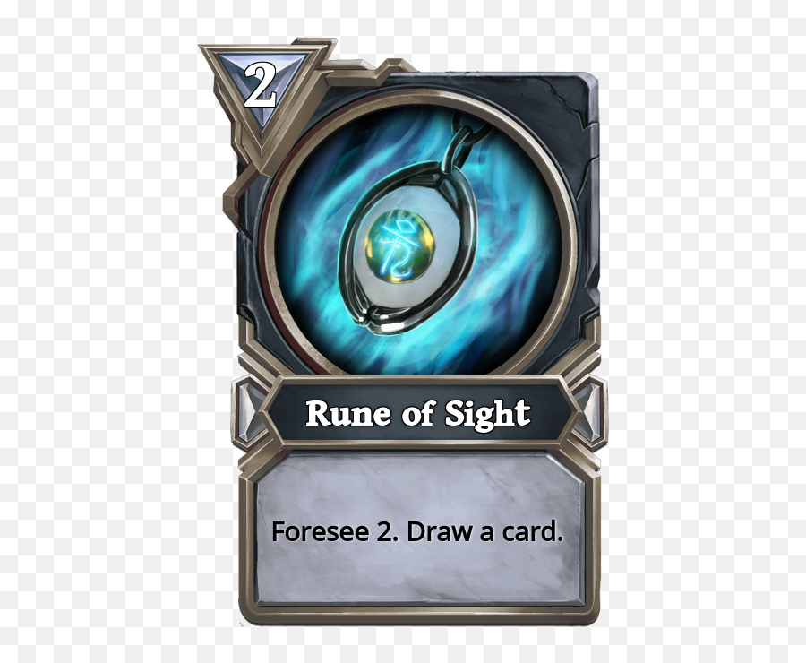 Rune Of Sight - Common Neutral Spell Gods Unchained Graphic Design Png,Rune Png