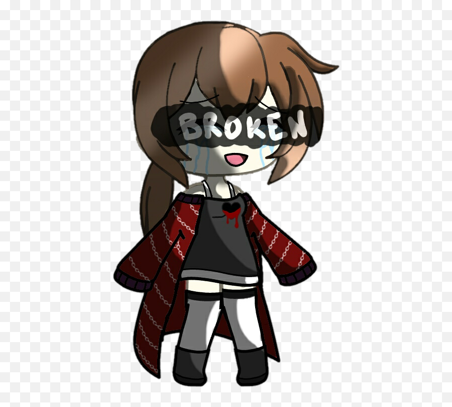 gachalife #gachaedit #brokenhearted #nightedit #freetoedit - Cartoon, HD  Png Download , Transparent Png Image - PNGitem