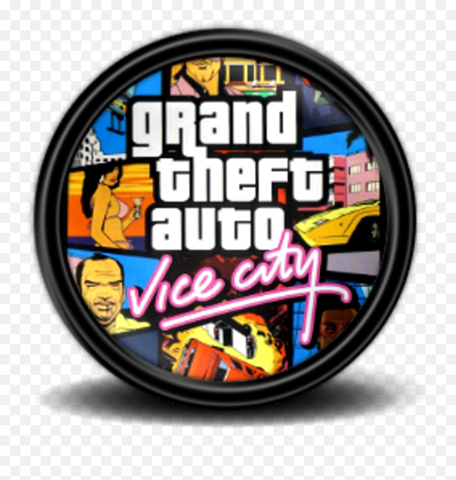 Grand Theft Auto - Gta Vice City Full Size Png Download Gta Vice City Icon,Gta San Andreas Icon File