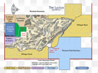 North Scottsdale Real Estate Whisper Rock Area Map - The Language png