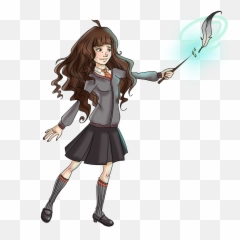 Przedmioty Klasy Ii - Harry Potter Hermione Drawings Full Harry Potter And Hermione Drawing Png,Hermione Png