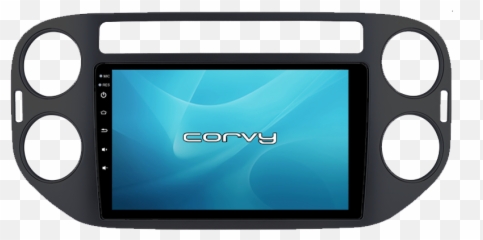 Gps Volkswagen Tiguan 2010 - 2016 Android 9 Corvy Discount Portable png