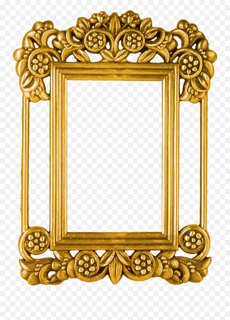 Picture Framebrassdecor Png Clipart - Royalty Free Svg Png Vector Gold Frame Png,Decor Png