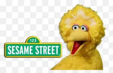 Download Sesame Street Tv Show Image With Logo And Character - png